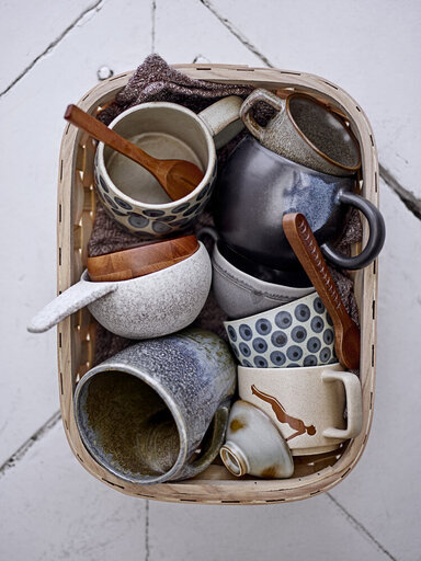 Impressionen zu Bloomingville Nohr Tasse, Braun, Steingut, Bild 2