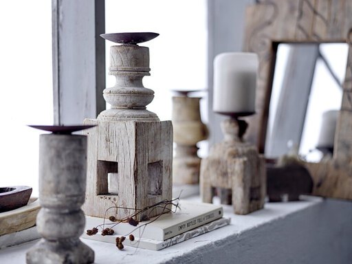 Impressionen zu Bloomingville Spiegel Hoda aus recyceltem Holz, Bild 2