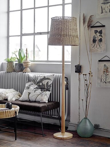 Impressionen zu Bloomingville Stehlampe Kakasi aus Rattan, Bild 1