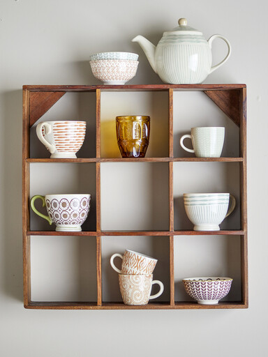Impressionen zu Bloomingville Tilo Becherregal, Geschirr-Regal Recyceltes Holz, Bild 8