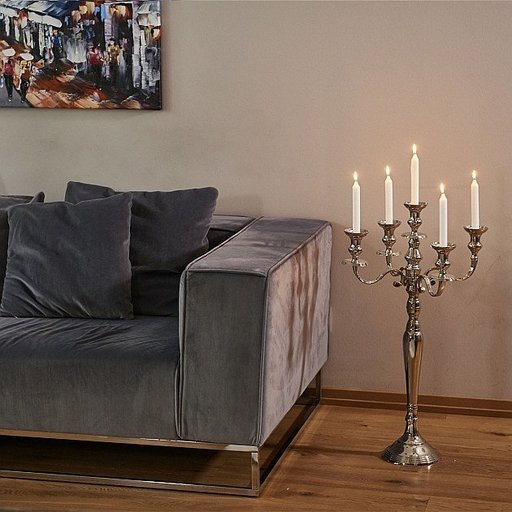 Impressionen zu Boltze Kerzenhalter Victoria silber, Bild 3