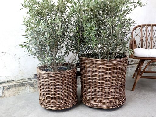 Impressionen zu Chic Antique 2er Set Korb mit Rädern, Bild 3