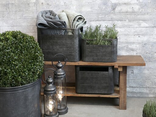 Impressionen zu Chic Antique 3er Set Eisenkiste mit Handgriff, Bild 4