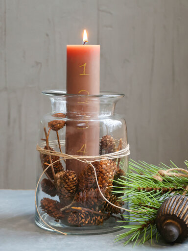 Impressionen zu Chic Antique Adventskerze mit Druck 1-4, Bild 2
