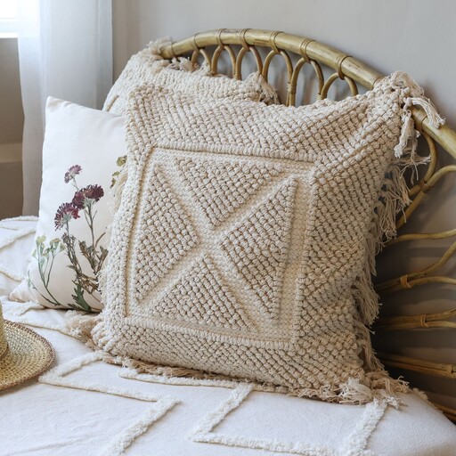 Impressionen zu Chic Antique Aix Kissebezug mit Muster off white, Bild 1