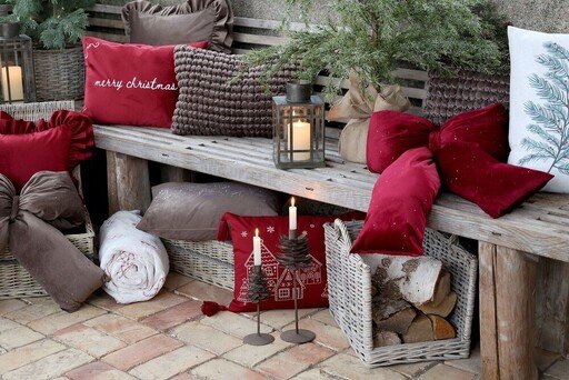 Impressionen zu Chic Antique Aix Kissenbezug mit Smock-Stickerei Mokka, Bild 1