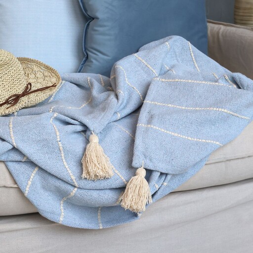 Impressionen zu Chic Antique Aix Plaid aus Baumwolle und Garnüberschuss, Bild 1