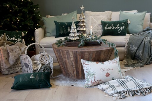 Impressionen zu Chic Antique Aix Plaid, Decke aus recycelter Baumwolle, Bild 3