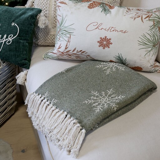 Impressionen zu Chic Antique Aix Plaid Garnüberschuss mit Eiskristallen, Bild 1