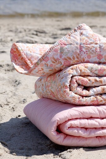 Impressionen zu Chic Antique Aix Quilt mit Blumenmuster Baumwolle, Bild 1