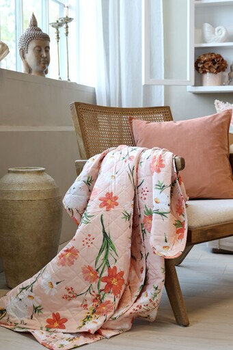 Impressionen zu Chic Antique Aix Quilt mit Blumenmuster, Bild 1