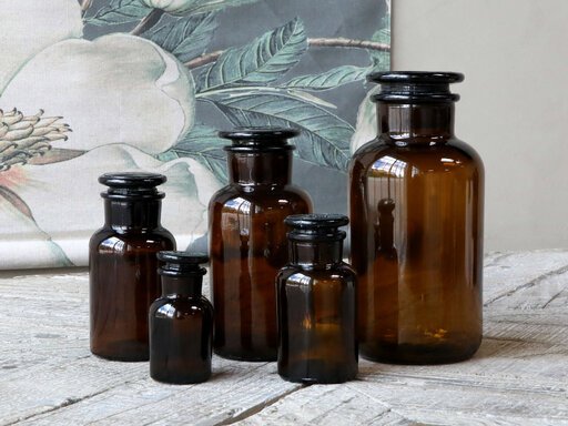 Impressionen zu Chic Antique Alt Französche Apotheker Gläser 5er, Bild 2