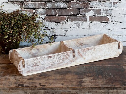 Impressionen zu Chic Antique Alte Ziegelform weiß 2-fach Mango, Bild 1