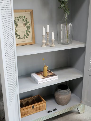 Impressionen zu Chic Antique Alter französicher Wäscheschrank, Bild 4