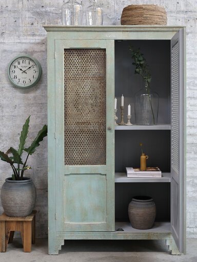 Impressionen zu Chic Antique Alter französicher Wäscheschrank, Bild 6