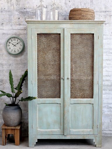 Impressionen zu Chic Antique Alter französicher Wäscheschrank, Bild 7