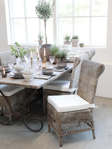Impressionen zu Chic Antique Alter französischer Stuhl mit Sitzkissen, Bild 1