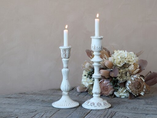 Impressionen zu Chic Antique Alter Kerzenständer mit Muster, Bild 1