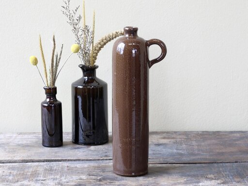 Impressionen zu Chic Antique Altfranzösische Flasche mokka mit Henkel, Bild 1