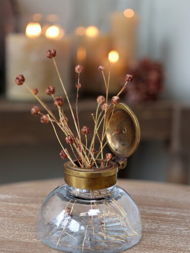 Impressionen zu Chic Antique Altfranzösische Mini Vase mit Deckel, Bild 2