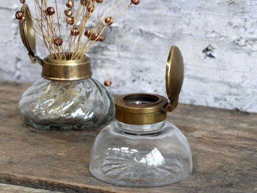 Impressionen zu Chic Antique Altfranzösische Mini Vase mit Deckel, Bild 1
