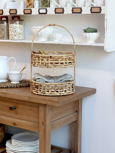 Impressionen zu Chic Antique Anrichtetisch mit Rädern, Bild 4