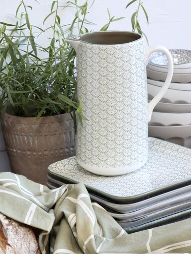 Impressionen zu Chic Antique Arés Kanne mit Muster, Bild 1
