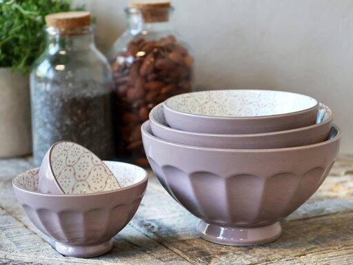 Impressionen zu Chic Antique Ares Latteschüssel mit Muster im Set, Bild 3