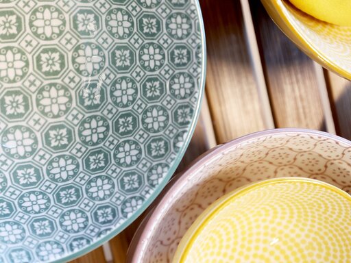 Impressionen zu Chic Antique Ares Latteschüssel mit Muster im Set, Bild 5