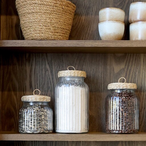 Impressionen zu Chic Antique Aufbewahrungsglas mit geflochtenem Deckel, Bild 1