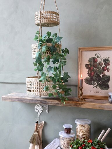 Impressionen zu Chic Antique Aufhang aus Seegras mit 3 Körben, Bild 3
