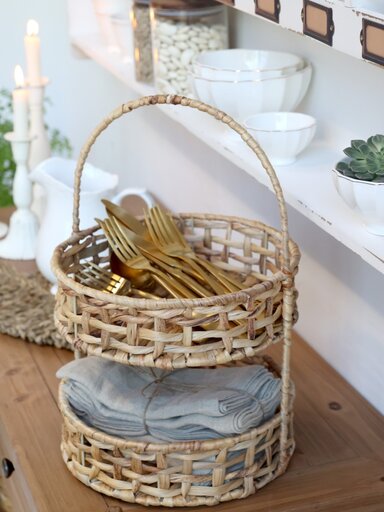 Impressionen zu Chic Antique Aufsatz mit 2 Körben, Bild 5