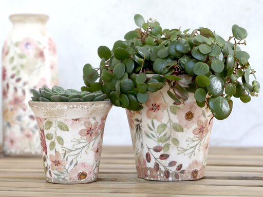 Impressionen zu Chic Antique Auray Blumentopf mit Blumen Muster, Bild 3