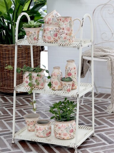 Impressionen zu Chic Antique Auray Blumentopf mit Blumen Muster, Bild 1