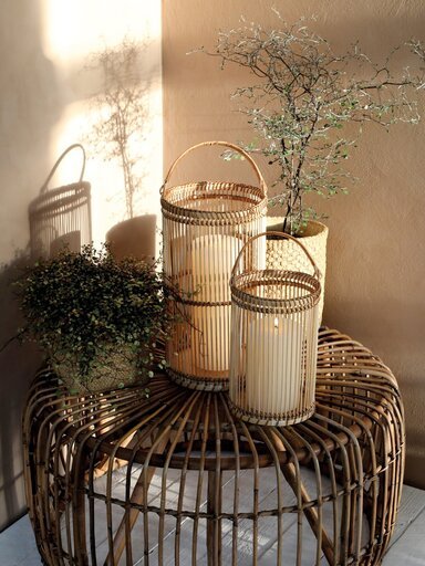 Impressionen zu Chic Antique Bambus Laterne, Bild 2