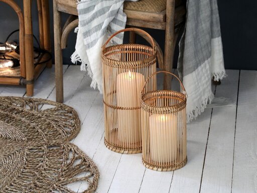 Impressionen zu Chic Antique Bambus Laterne, Bild 4