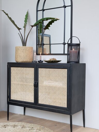 Impressionen zu Chic Antique Bambus Laterne schwarz, Bild 1