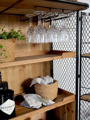 Impressionen zu Chic Antique Barschrank auf Rädern, Bild 2