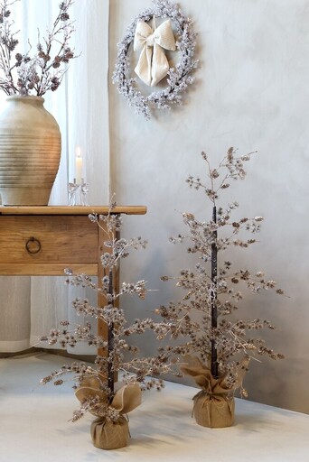 Impressionen zu Chic Antique Künstlicher Weihnachtsbaum mit Zapfen und Glitzer Antik Gold, Bild 2