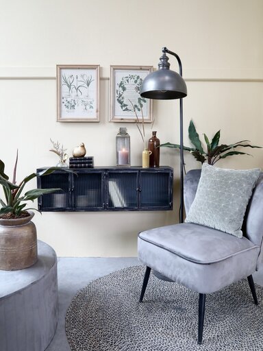 Impressionen zu Chic Antique Bild mit Blumendruck und Naturrahmen, Bild 2