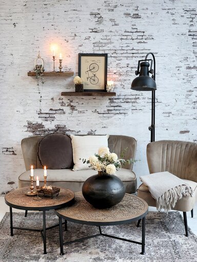 Impressionen zu Chic Antique Bild mit Fahrrad und schwarzem Rahmen, Bild 2
