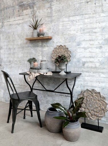 Impressionen zu Chic Antique Blumentopf mit Muster zur Deko, Bild 3