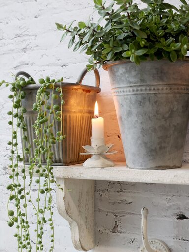 Impressionen zu Chic Antique Blumentopf mit Rillen und Griffen, Bild 2