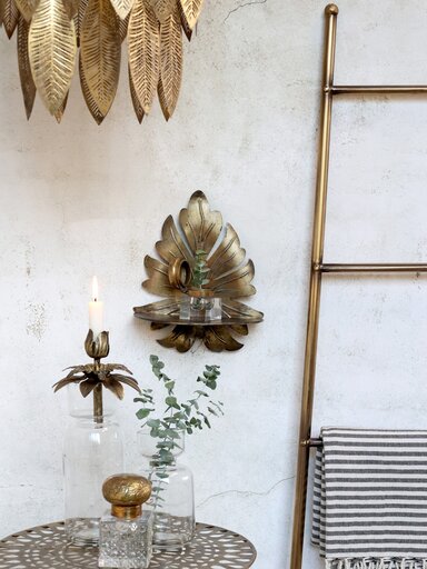 Impressionen zu Chic Antique Blumenvase aus Glas, Bild 1