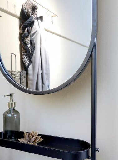 Impressionen zu Chic Antique Bodenspiegel mit Regalen, Bild 2