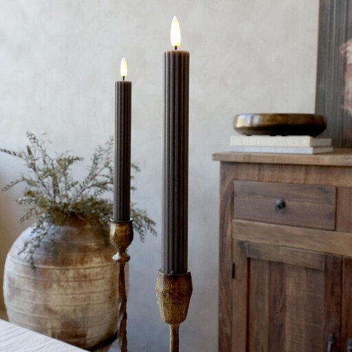 Impressionen zu Chic Antique LED-Stabkerzen Cenon mit Rillen 2er-Set, Bild 4