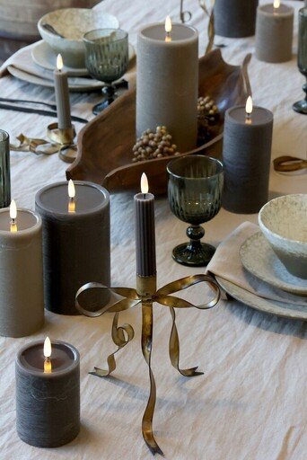 Impressionen zu Chic Antique LED-Stabkerzen Cenon mit Rillen 2er-Set, Bild 9
