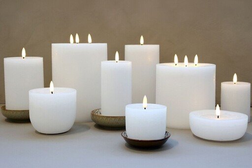 Impressionen zu Chic Antique LED-Stumpenkerze Cenon rustikal, Bild 2