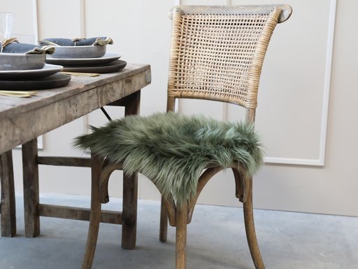 Impressionen zu Chic Antique Dekofell Stuhlauflage, Bild 4