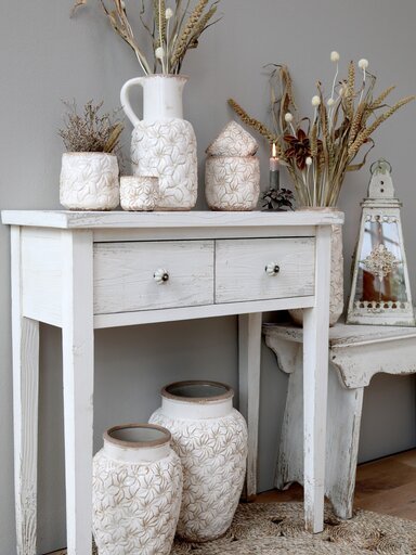 Impressionen zu Chic Antique Colmar Blumentopf mit Blumenmuster, Bild 1